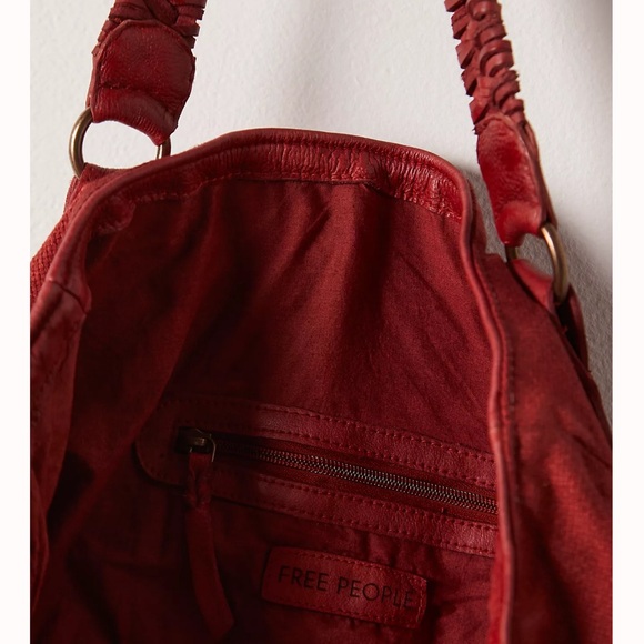 Free People Waverly Tote Weekender Canvas Leather Bag - Picture 4 of 13